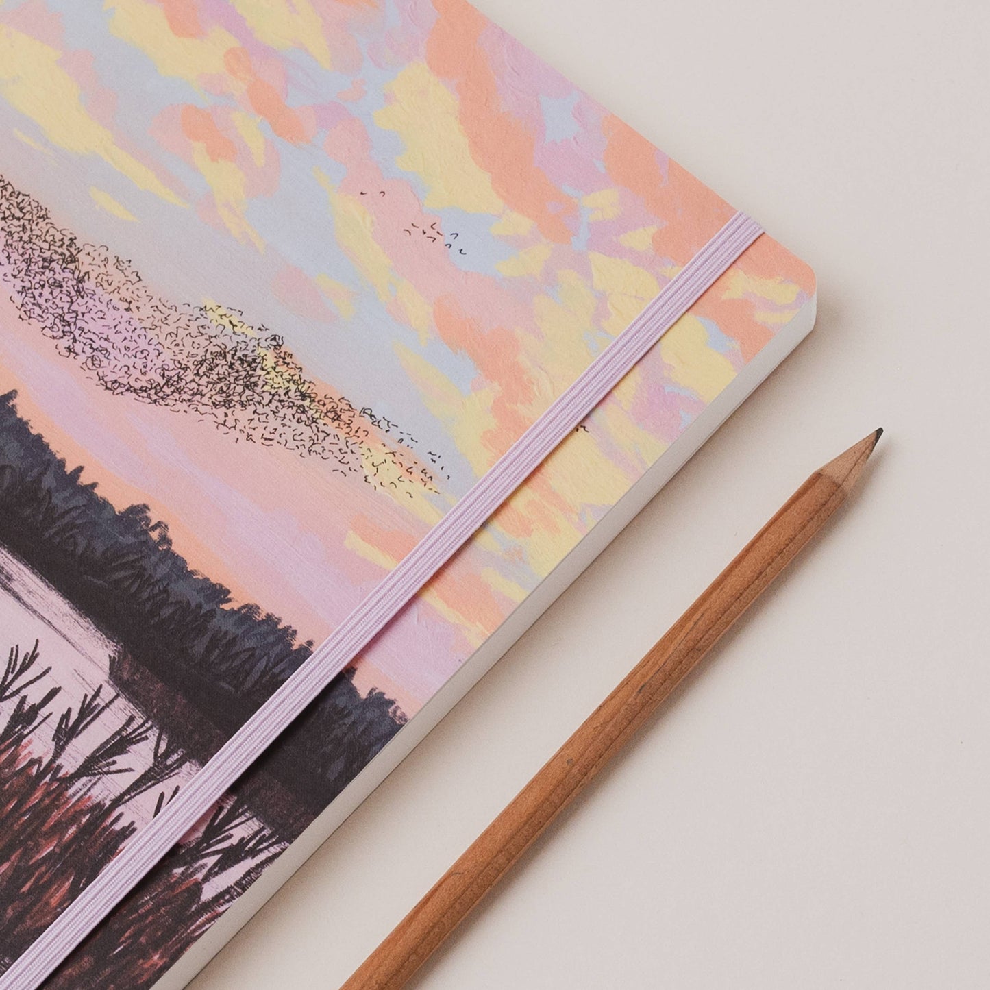 Joy Jen Studio - Starling Murmuration, Yorkshire Nature Reserve - A5 Notebook