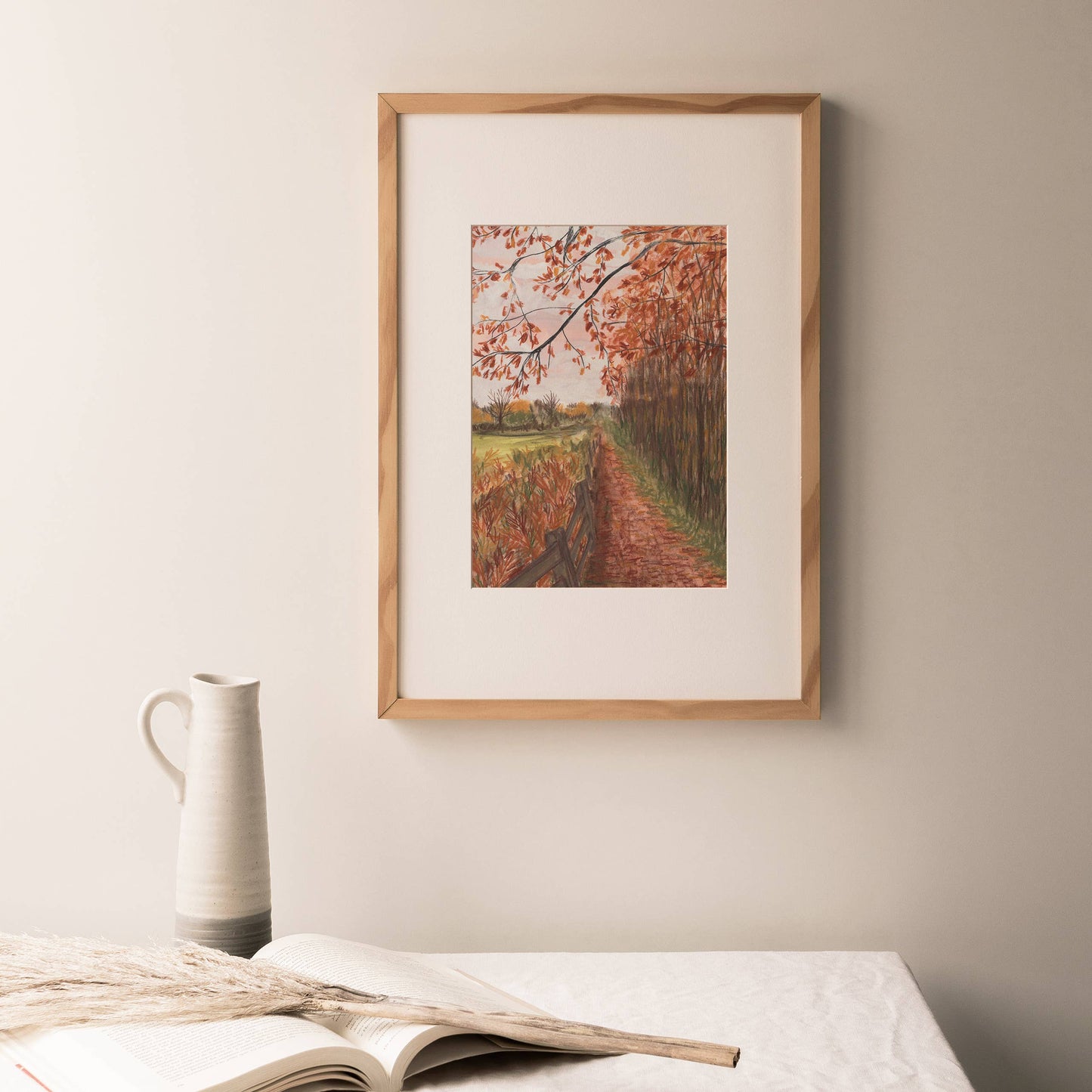 Joy Jen Studio - British Autumn Walk - A4 Art Print