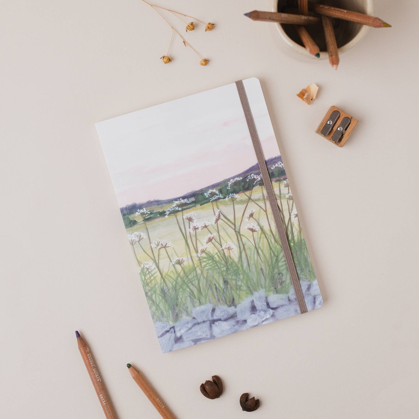 Joy Jen Studio - Derbyshire Sunset - A5 Notebook