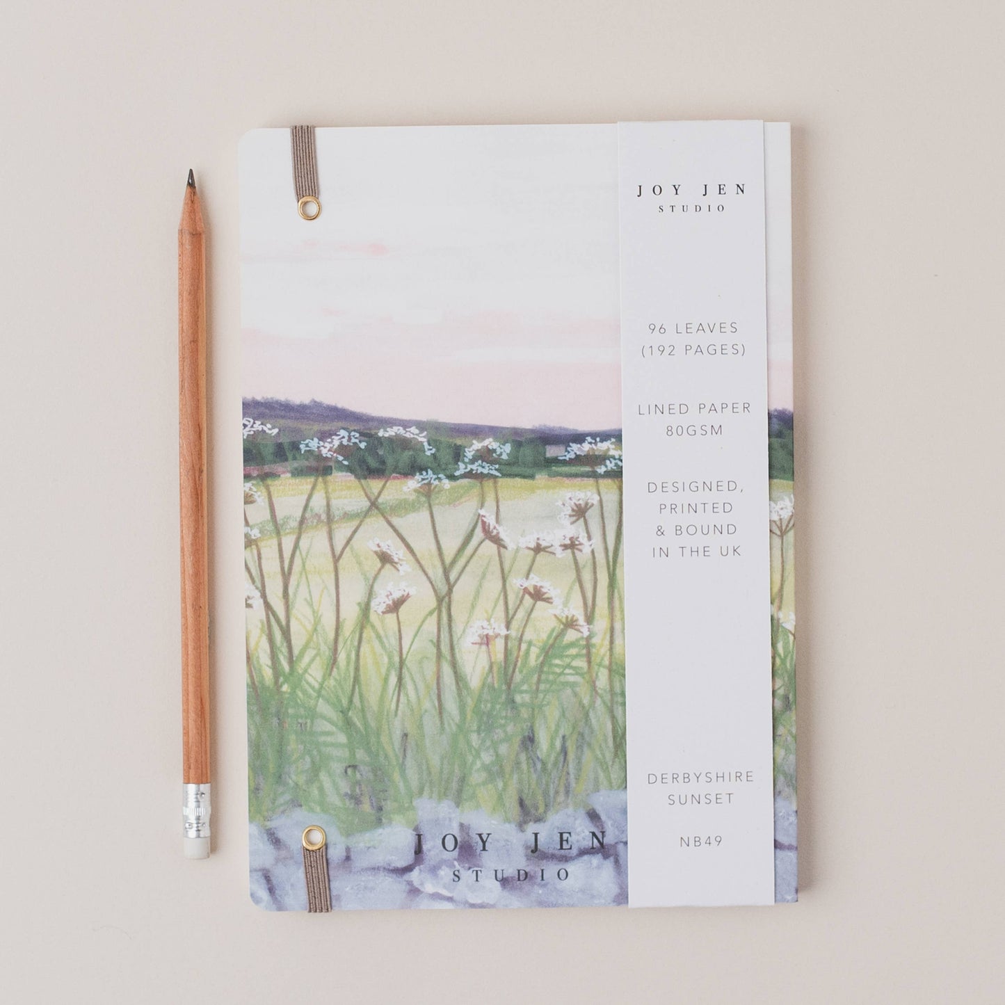 Joy Jen Studio - Derbyshire Sunset - A5 Notebook
