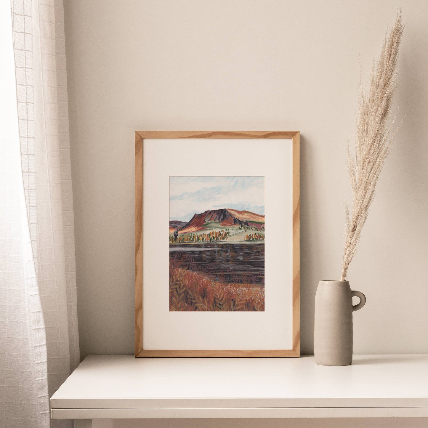 Joy Jen Studio - Dovestone Reservoir, Peak District - A4 Art Print