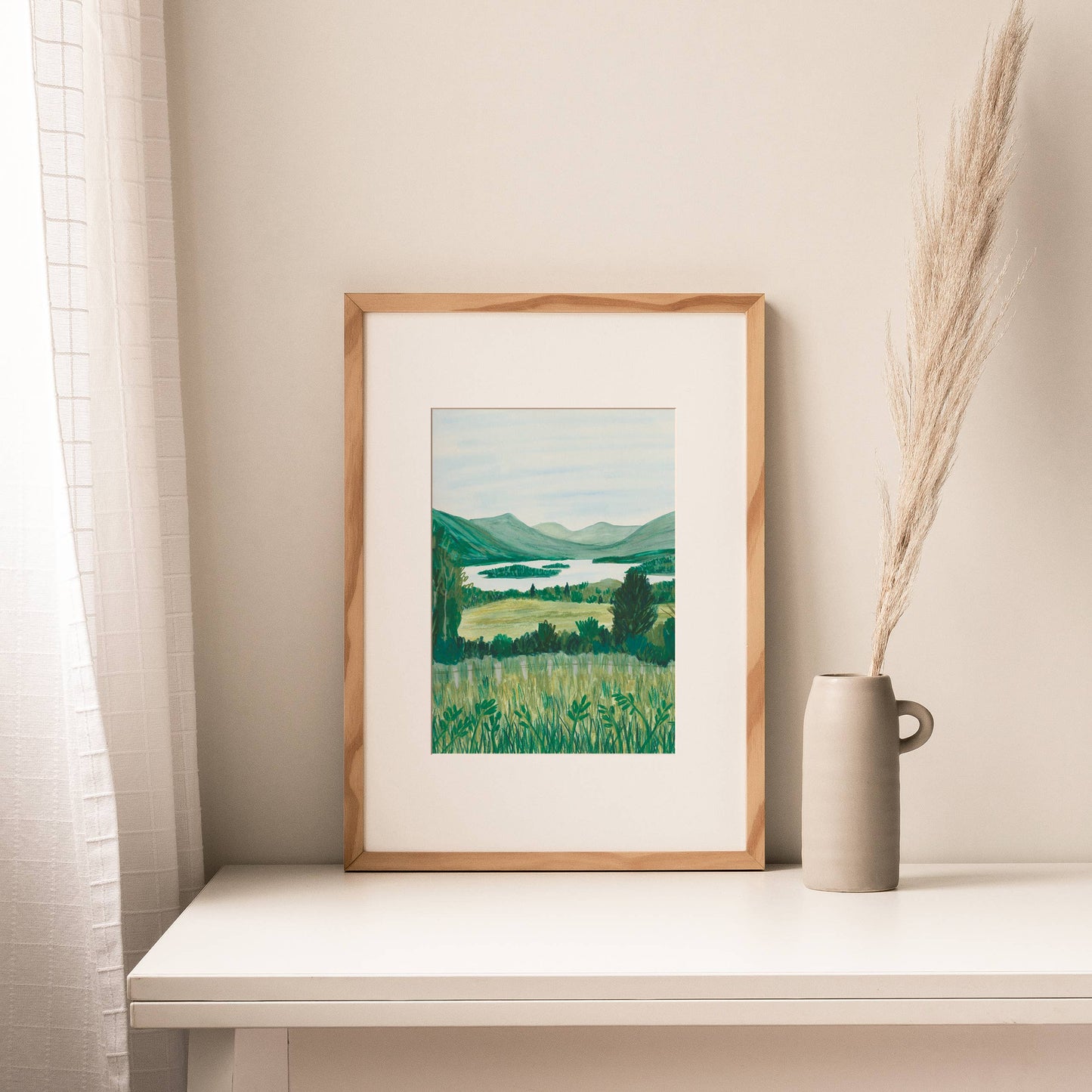 Joy Jen Studio - Loch Awe, Argyll and Bute, Scotland - A4 Art Print