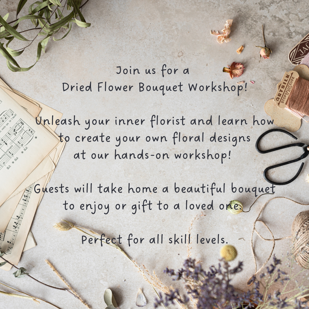 Dried Flower Bouquet Workshop