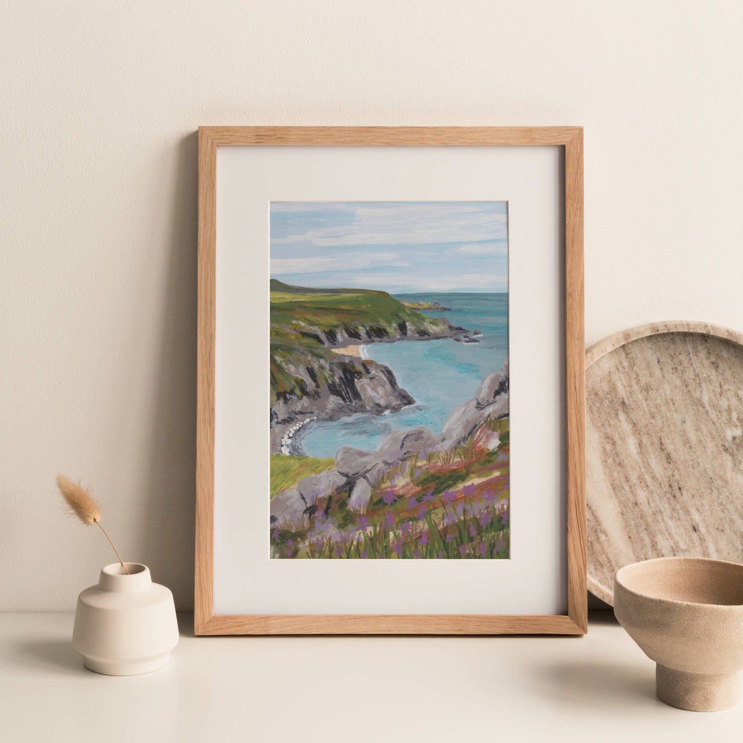 Joy Jen Studio - Zennor Head, Cornwall - A4 Art Print