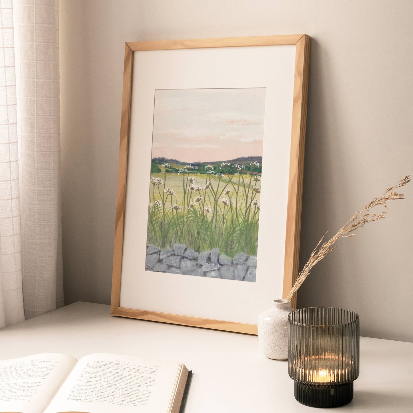 Joy Jen Studio - Derbyshire Sunset - A4 Art Print