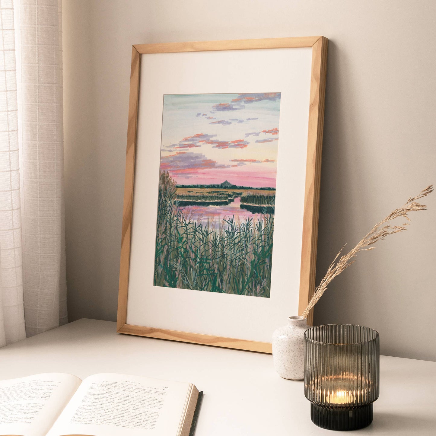 Joy Jen Studio - Somerset Levels - A4 Art Print