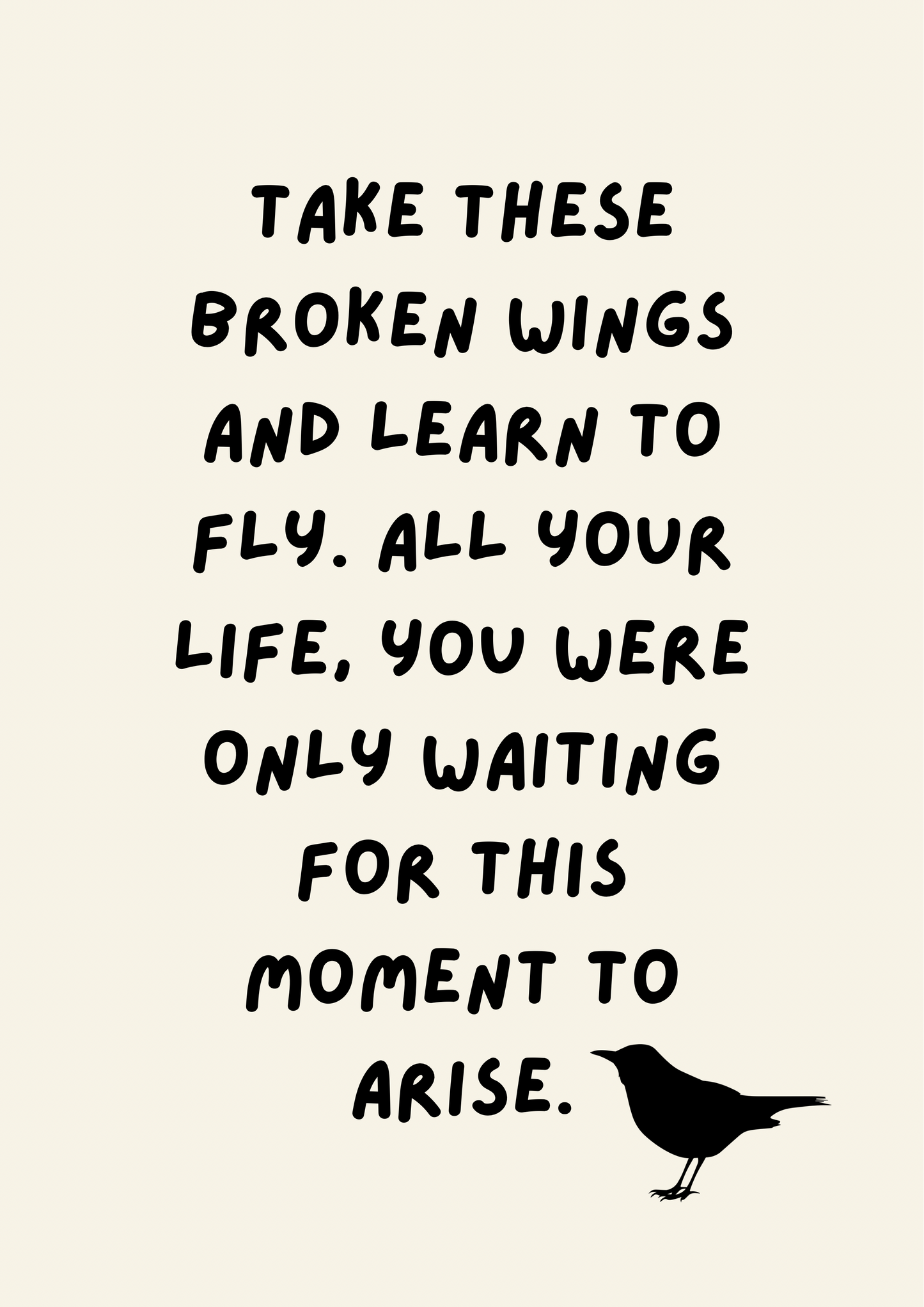 Blue Iris Designs Co - Blackbird The Beatles inspired print