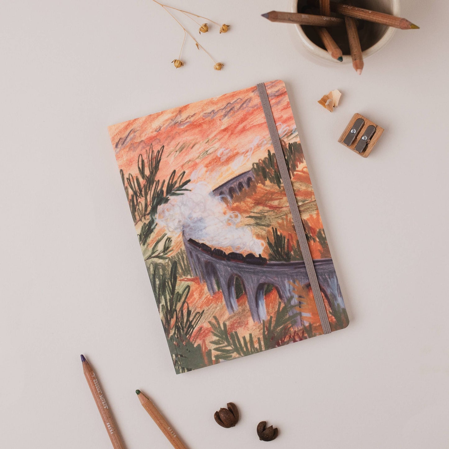 Joy Jen Studio - Glenfinnan Viaduct, Inverness-shire - A5 Notebook