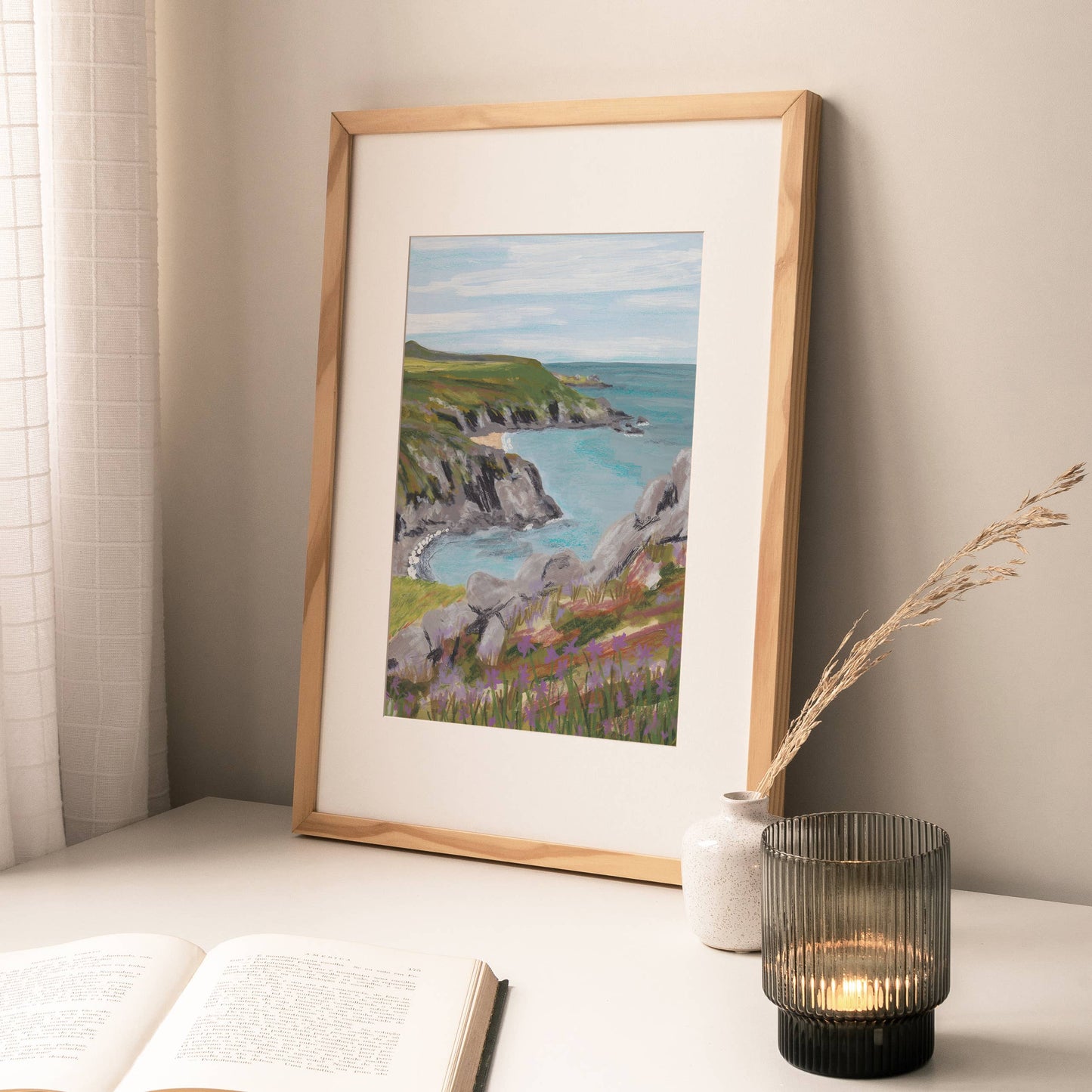 Joy Jen Studio - Zennor Head, Cornwall - A4 Art Print