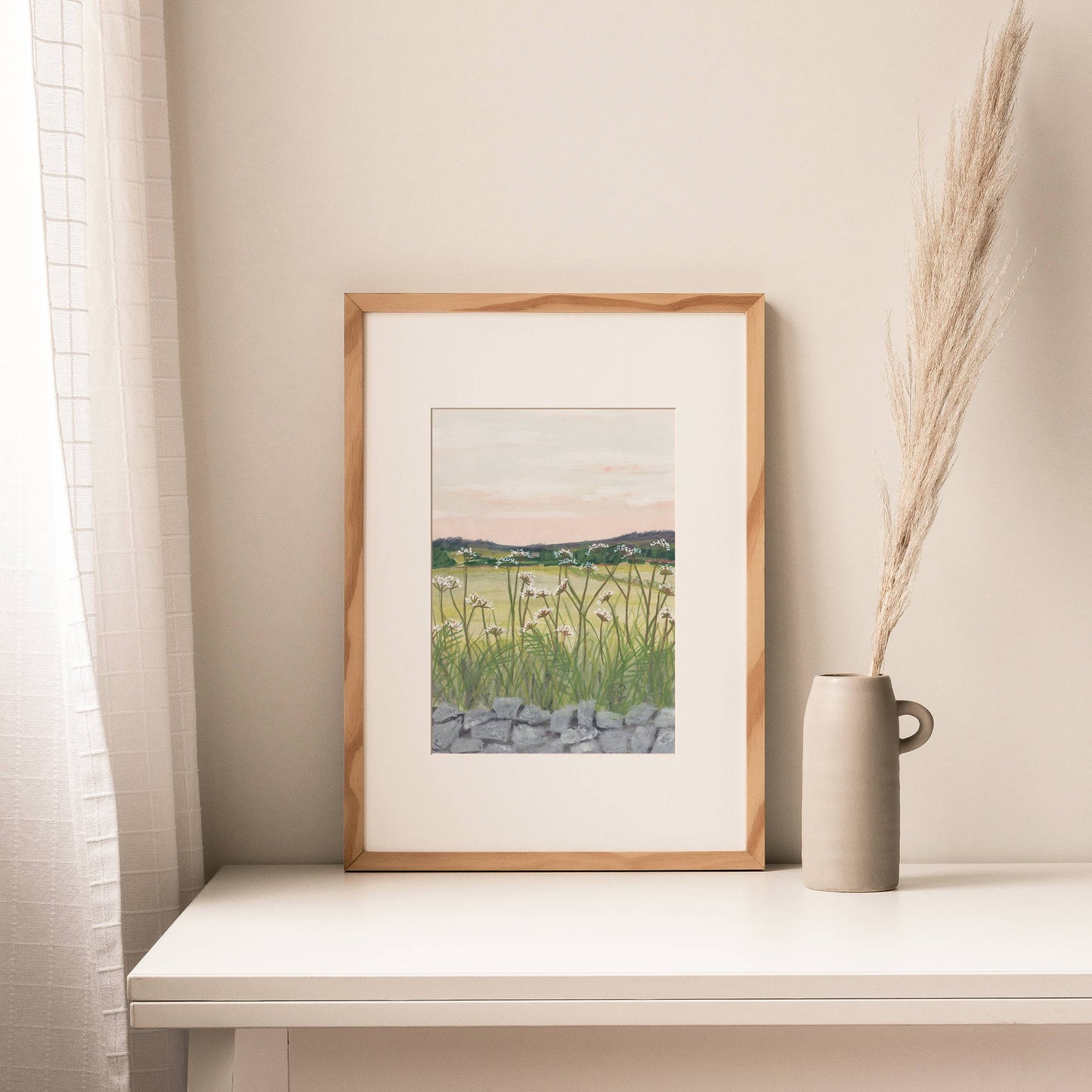 Joy Jen Studio - Derbyshire Sunset - A4 Art Print