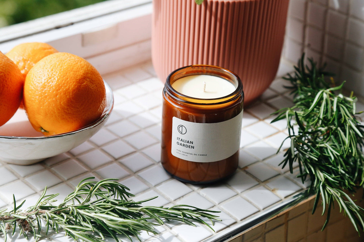 OCTŌ - Italian Garden candle (Orange + Rosemary + Sage)