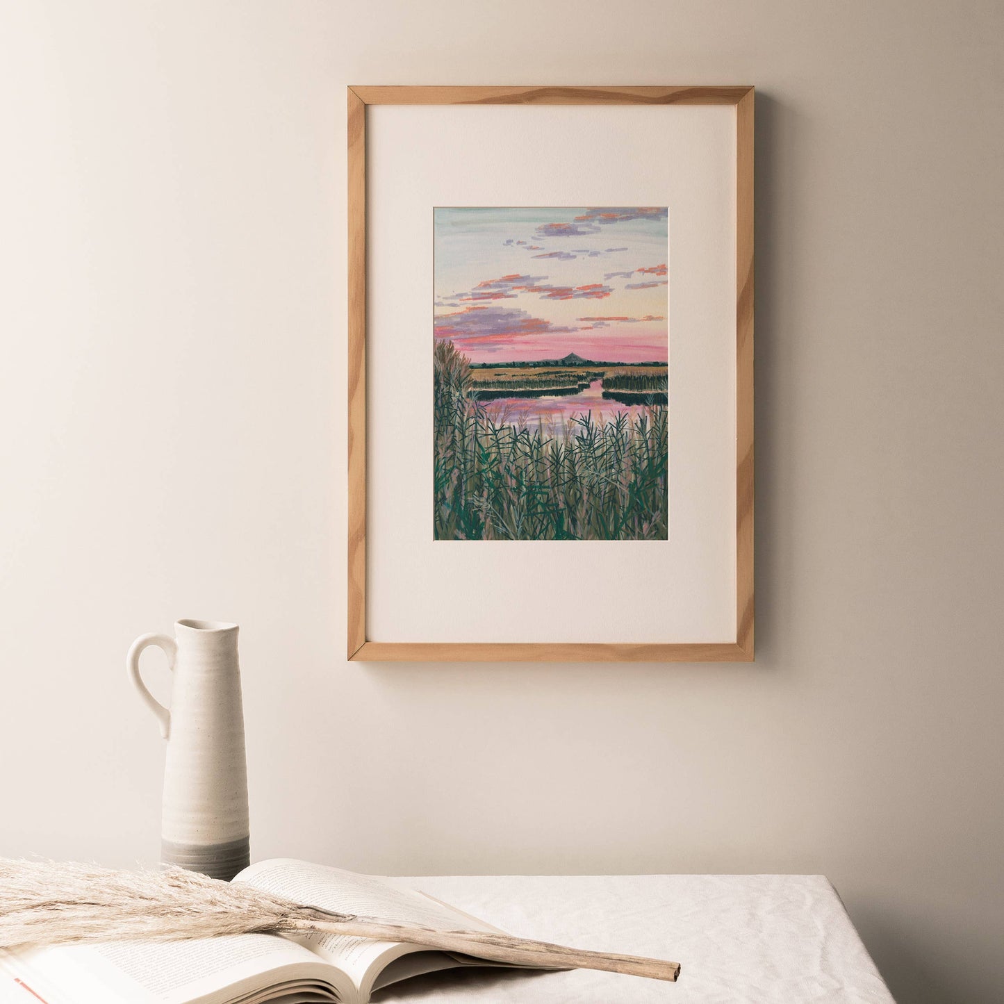 Joy Jen Studio - Somerset Levels - A4 Art Print