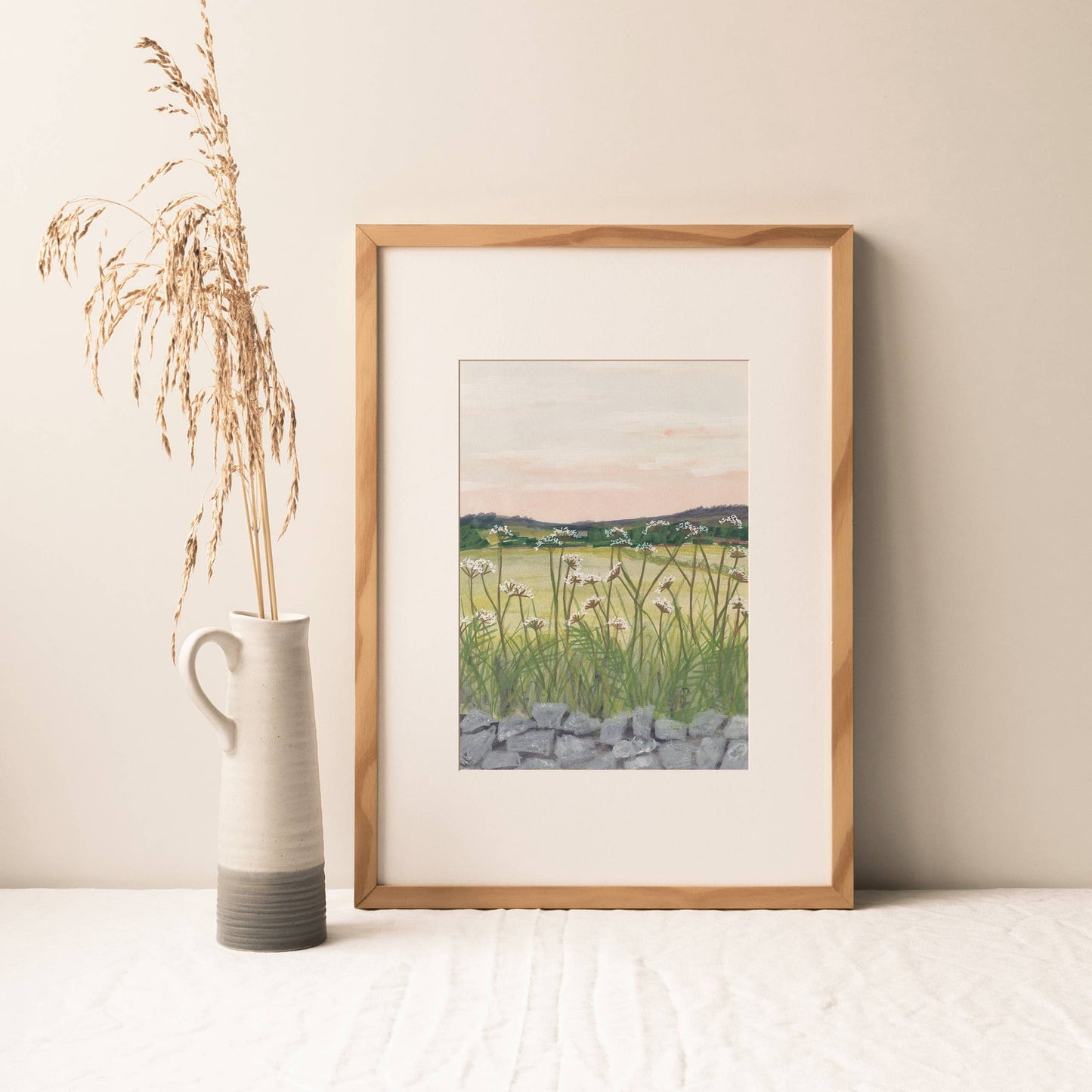 Joy Jen Studio - Derbyshire Sunset - A4 Art Print