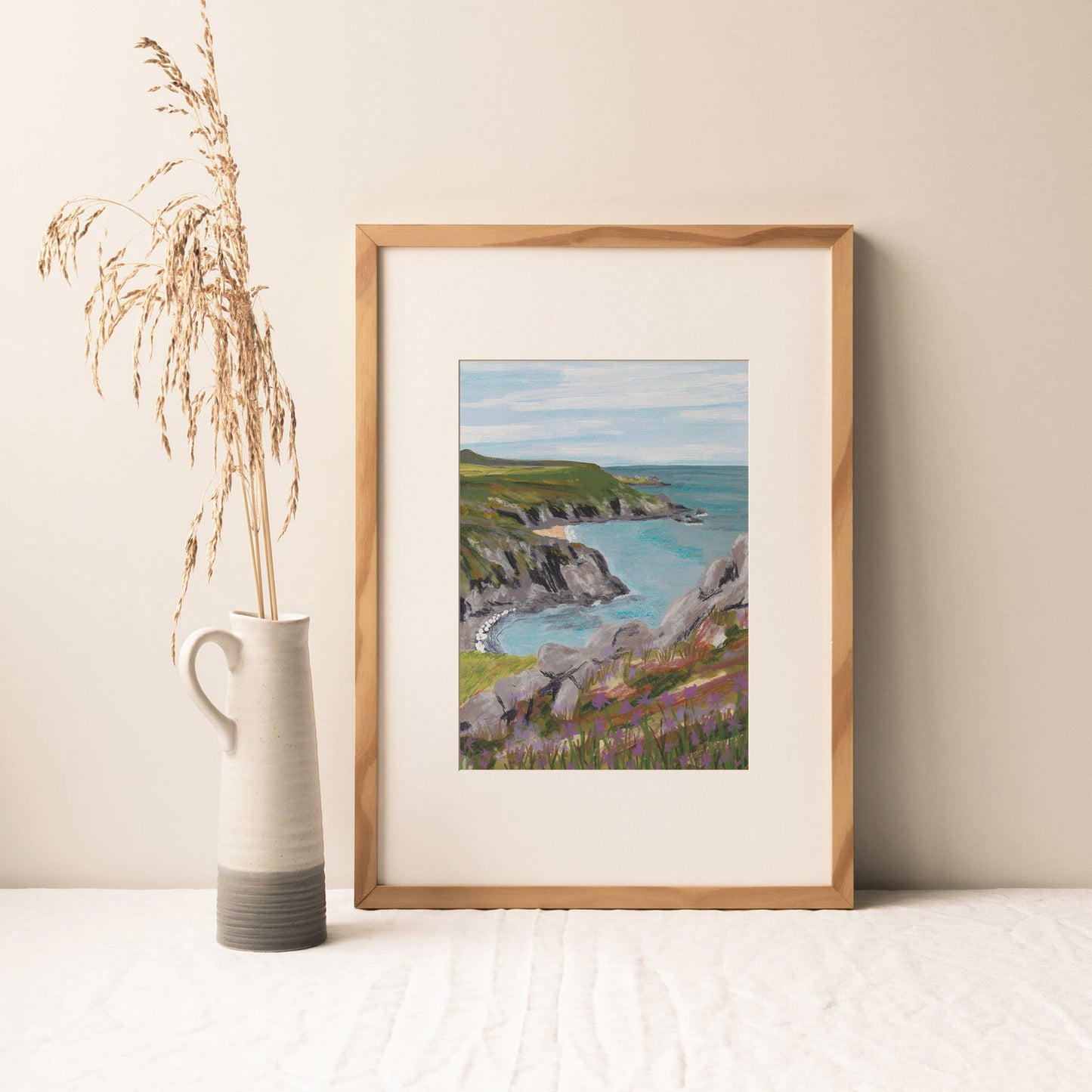 Joy Jen Studio - Zennor Head, Cornwall - A4 Art Print