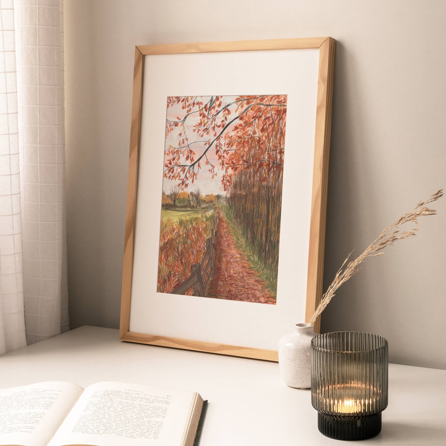 Joy Jen Studio - British Autumn Walk - A4 Art Print