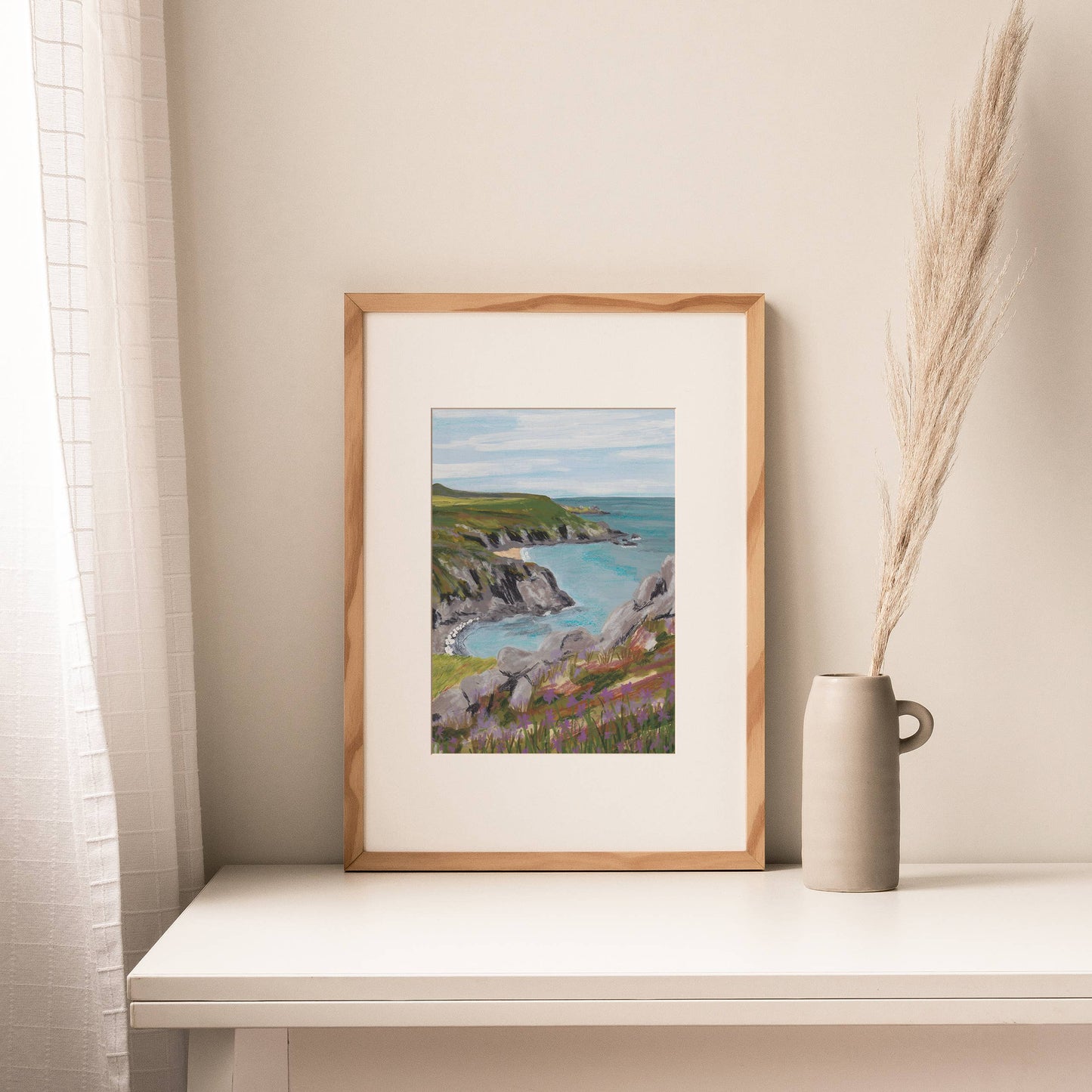 Joy Jen Studio - Zennor Head, Cornwall - A4 Art Print