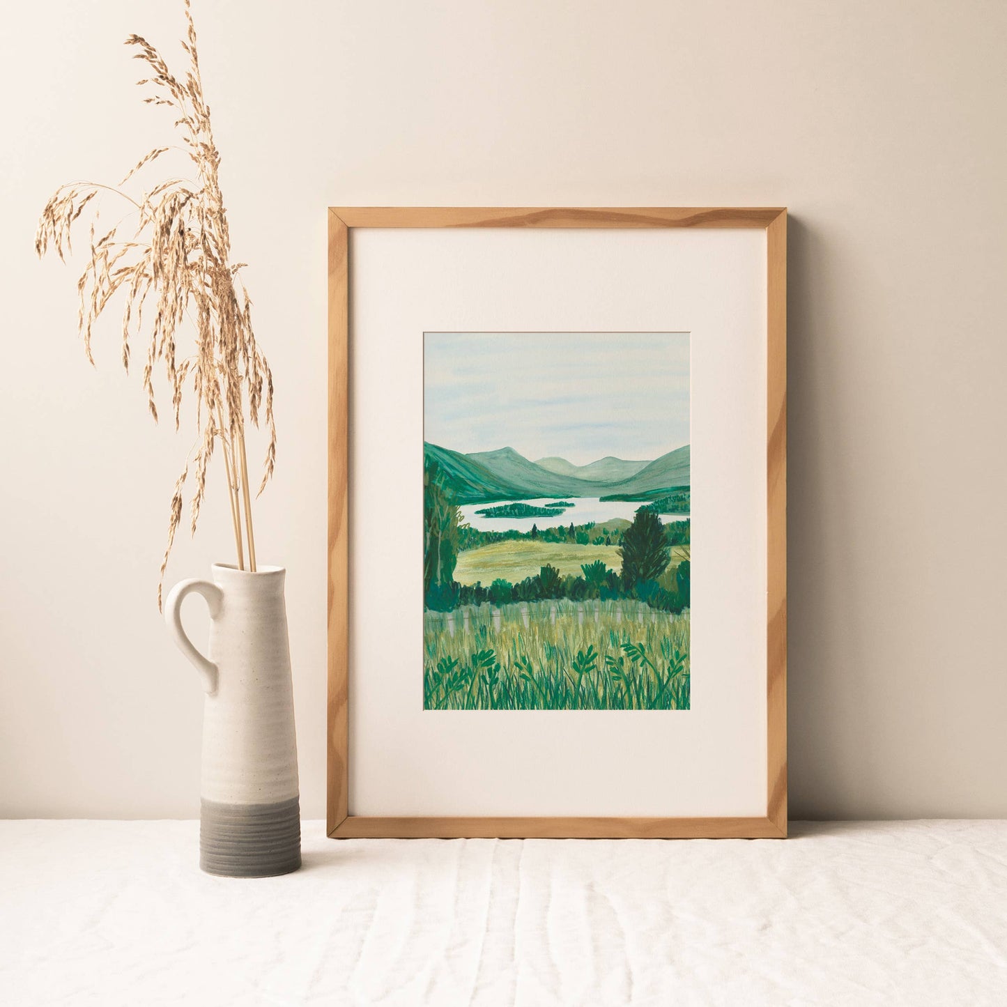 Joy Jen Studio - Loch Awe, Argyll and Bute, Scotland - A4 Art Print