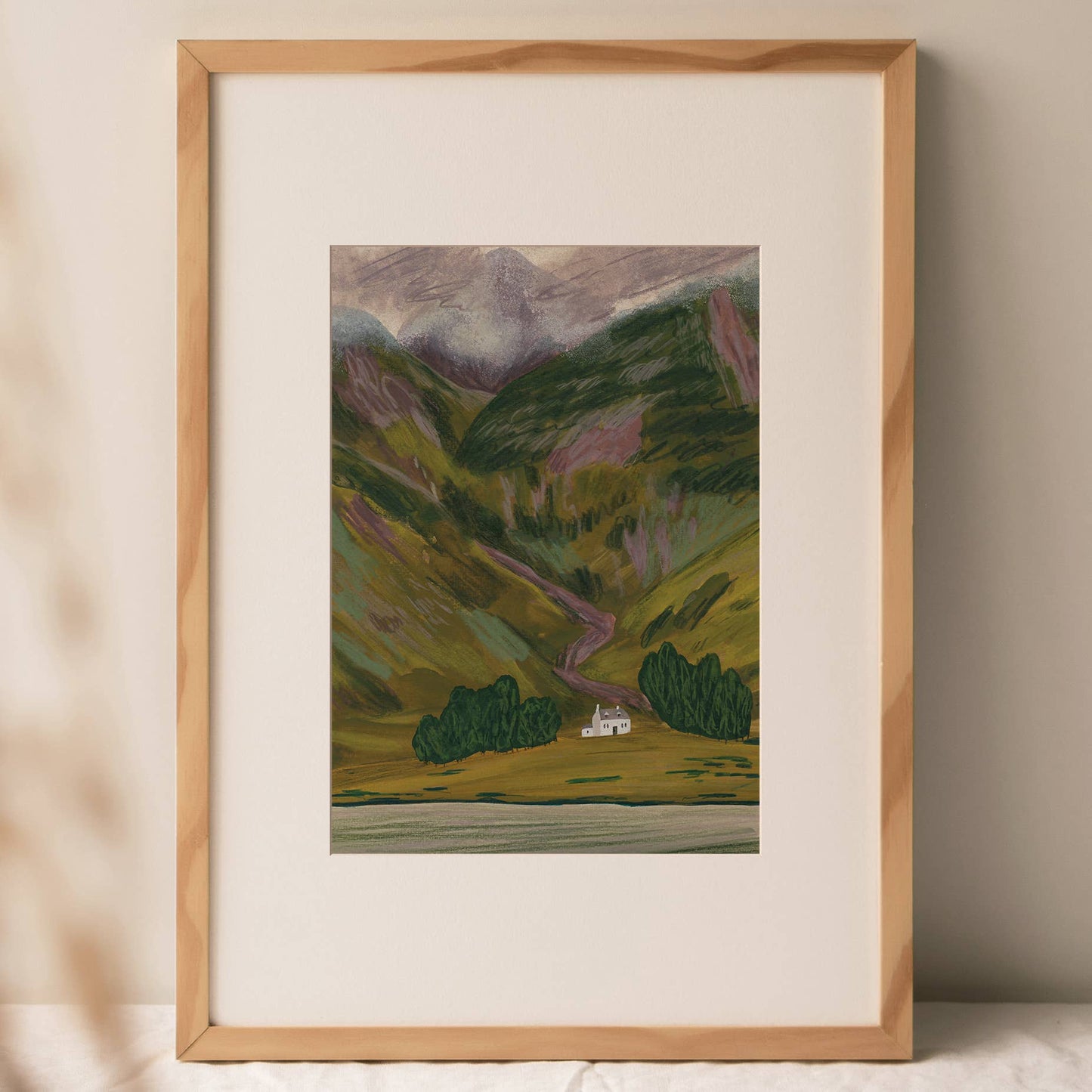 Joy Jen Studio - Glencoe In Late Summer, Scottish Highlands - A4 Art Print