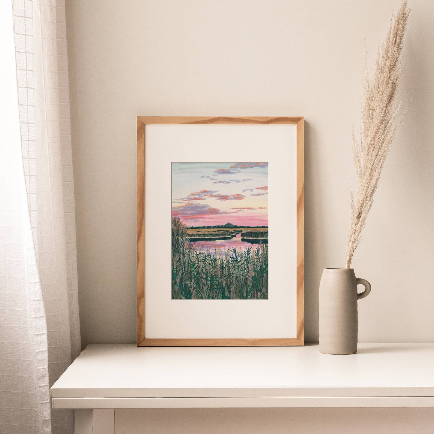 Joy Jen Studio - Somerset Levels - A4 Art Print