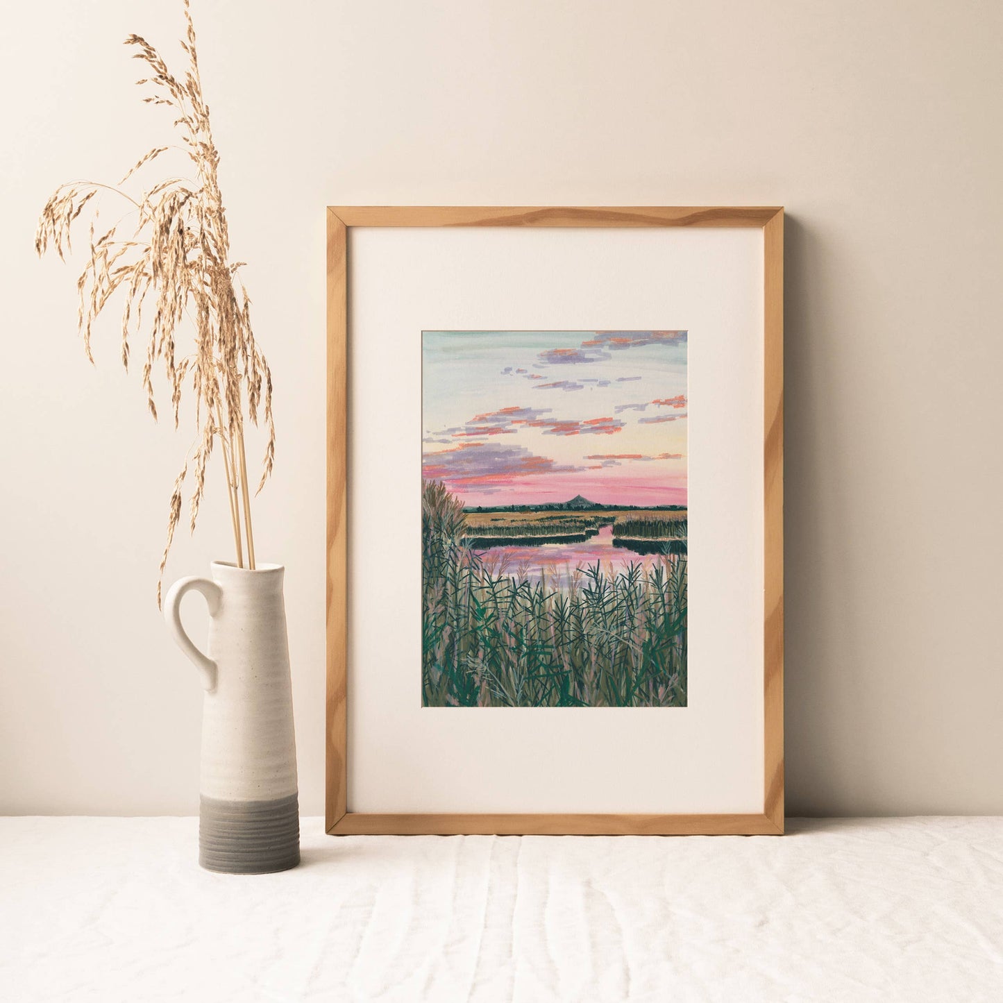 Joy Jen Studio - Somerset Levels - A4 Art Print