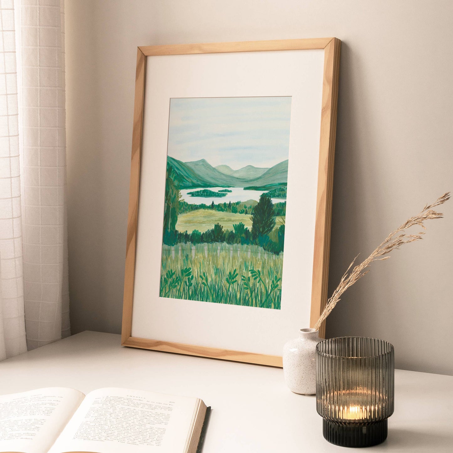 Joy Jen Studio - Loch Awe, Argyll and Bute, Scotland - A4 Art Print