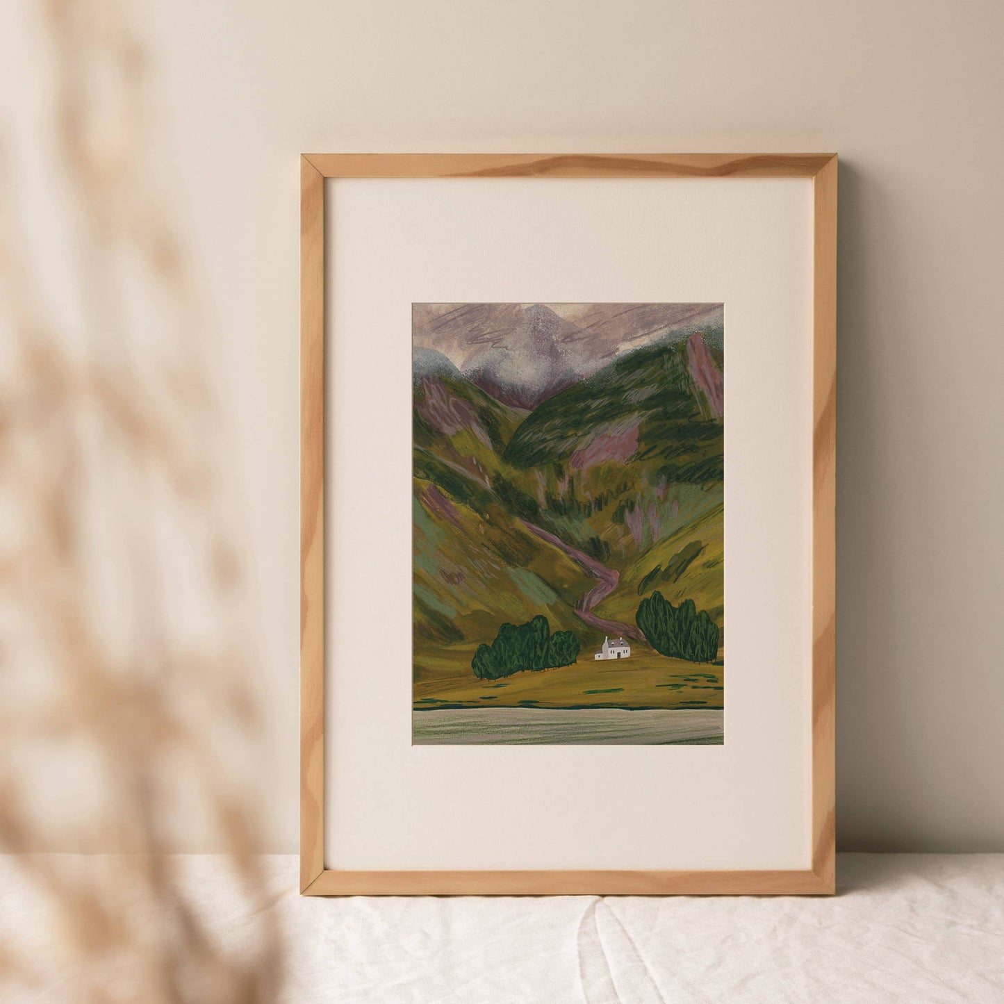 Joy Jen Studio - Glencoe In Late Summer, Scottish Highlands - A4 Art Print