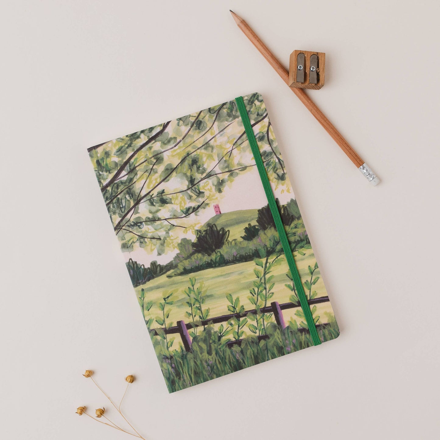 Joy Jen Studio - Glastonbury Tor, Somerset - A5 Notebook