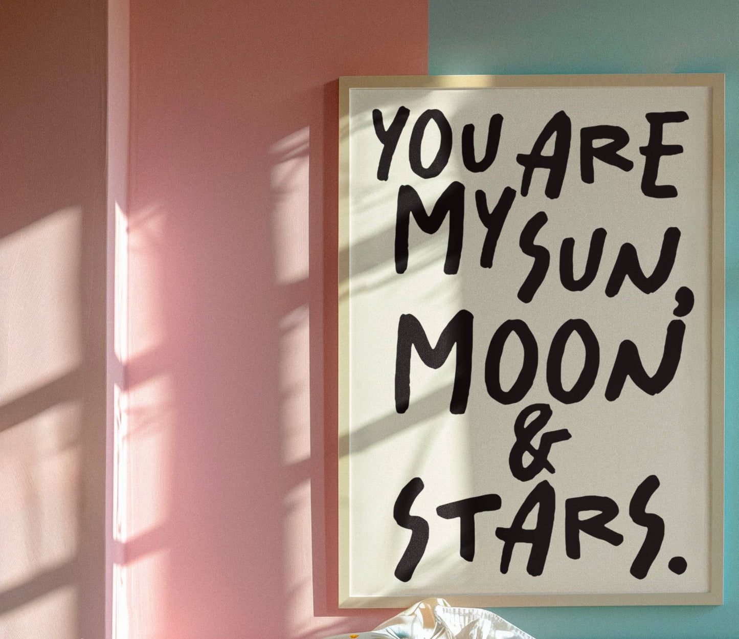 Blue Iris Designs Co - You are my sun, moon & stars print