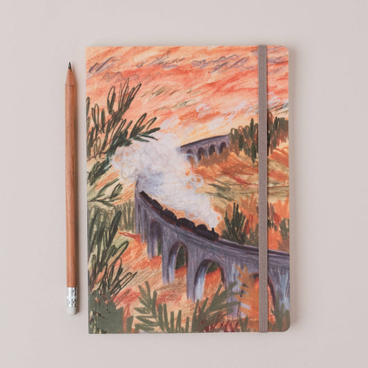 Joy Jen Studio - Glenfinnan Viaduct, Inverness-shire - A5 Notebook