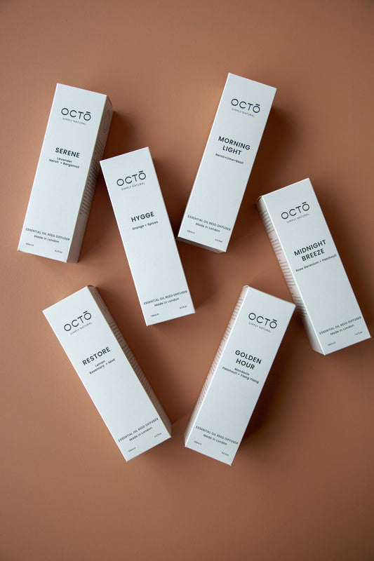 OCTŌ - Midnight Breeze (Rose Geranium + Patchouli) Reed Diffuser