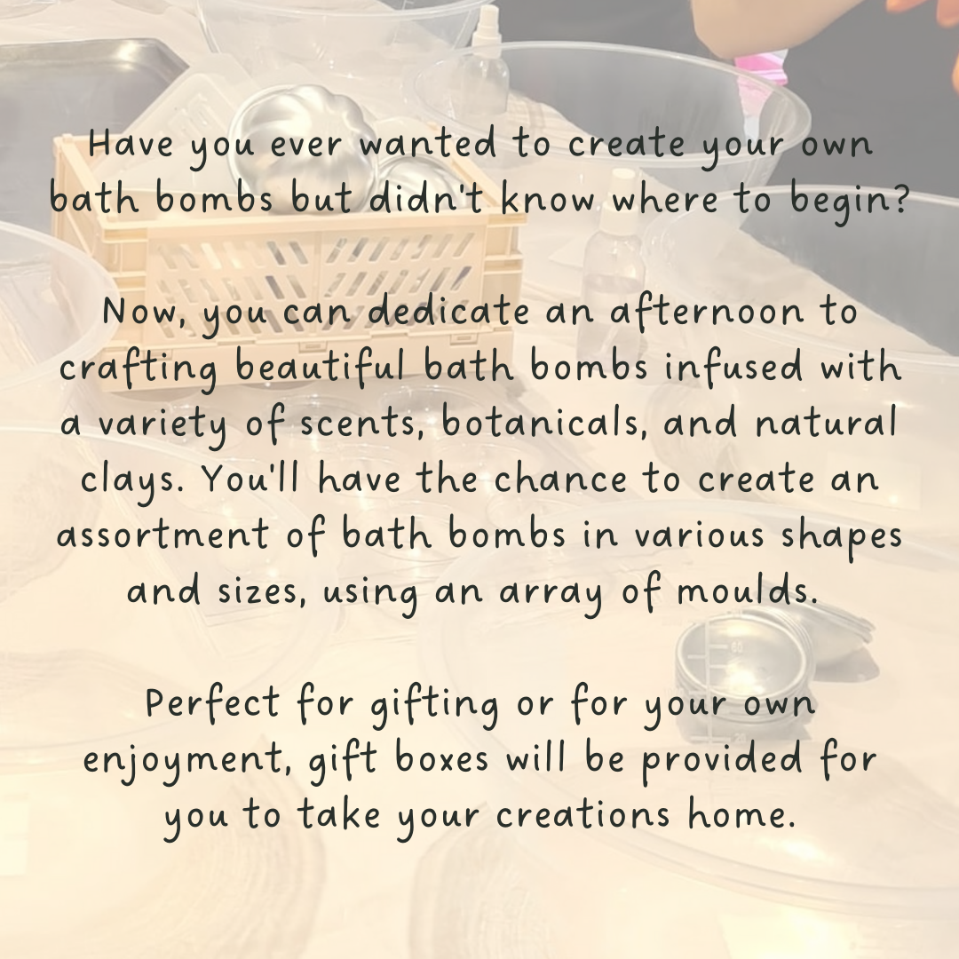 Bath Bomb Workshop with Clara Grace