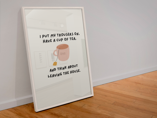 Blue Iris Designs Co - Cup of tea parklife inspired print