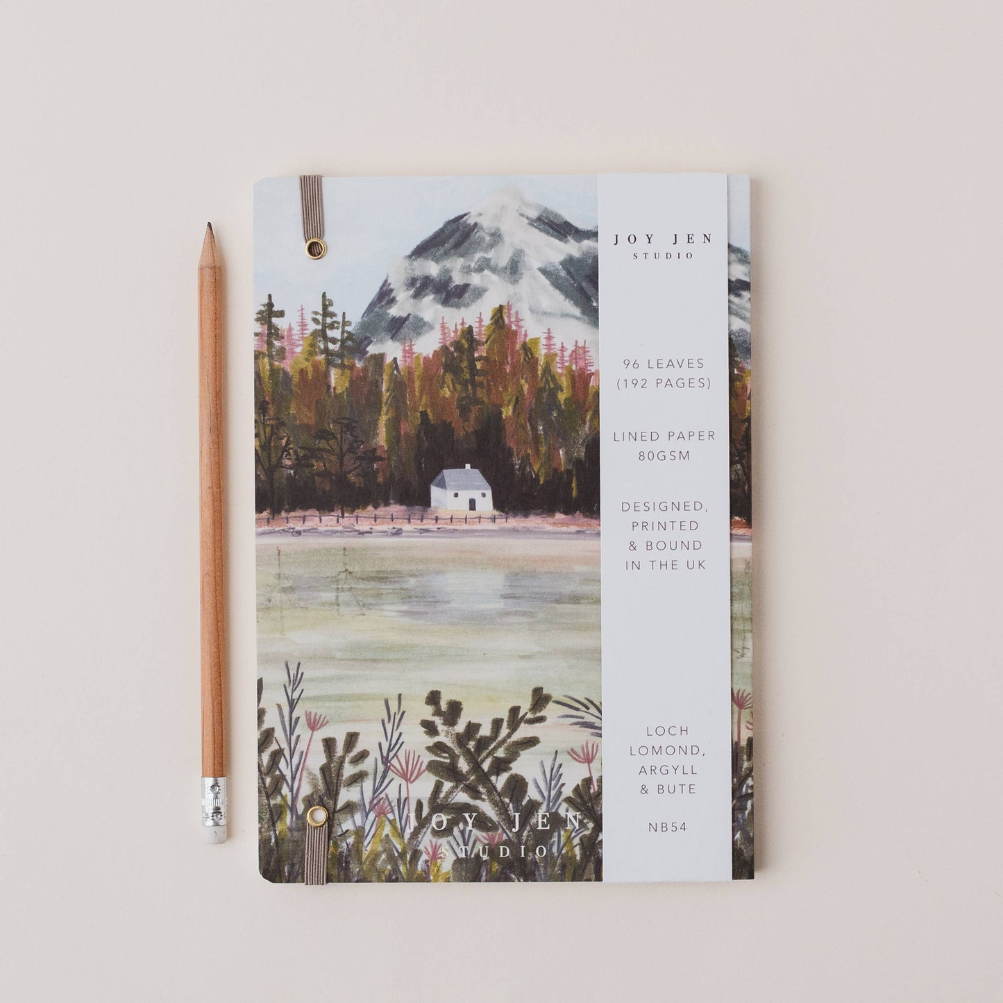 Joy Jen Studio - Loch Lomond, Argyll and Bute - A5 Scotland Notebook