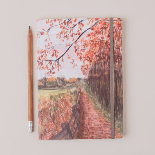 Joy Jen Studio - British Autumn Walk - A5 Notebook