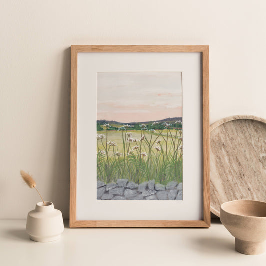 Joy Jen Studio - Derbyshire Sunset - A4 Art Print