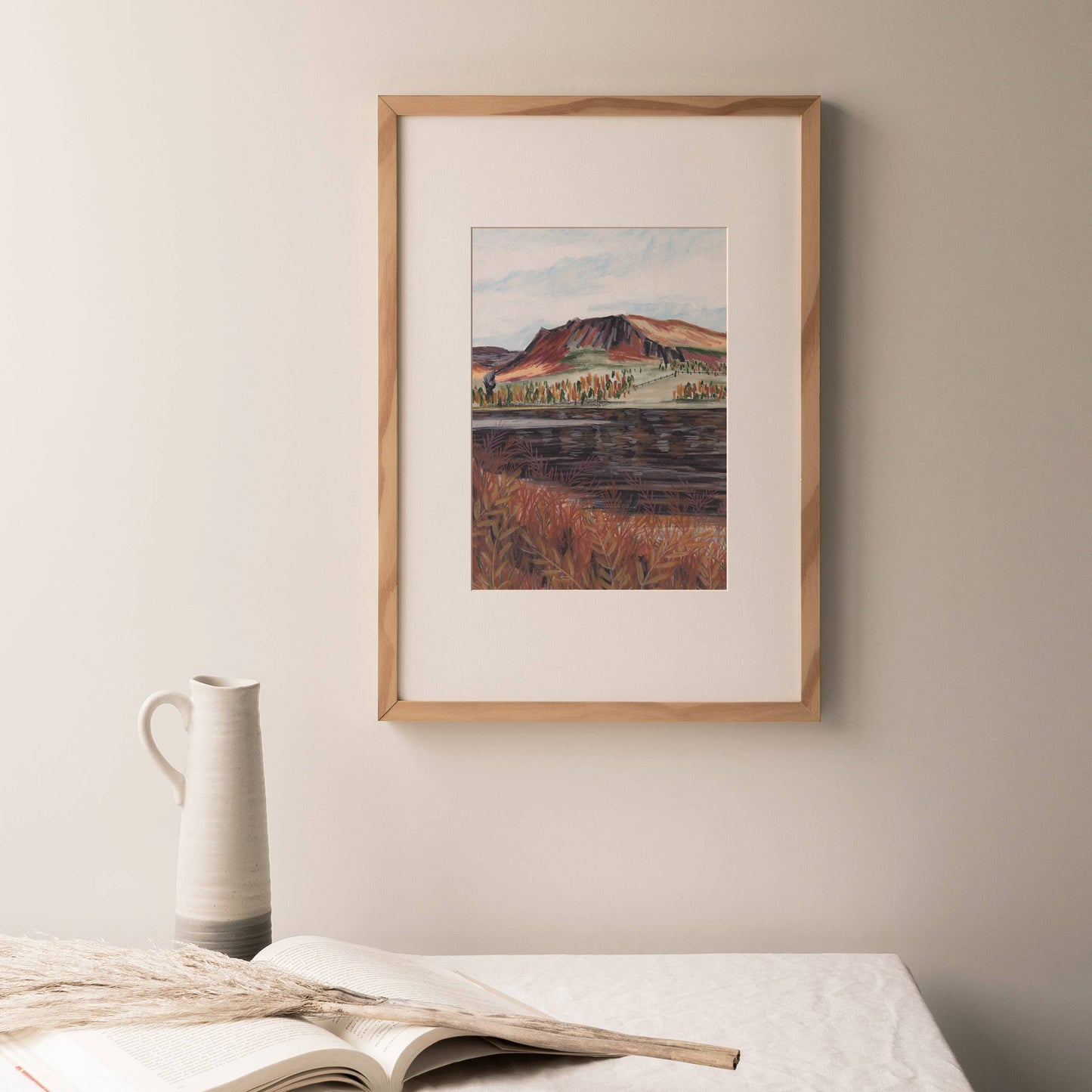 Joy Jen Studio - Dovestone Reservoir, Peak District  - A4 Art Print