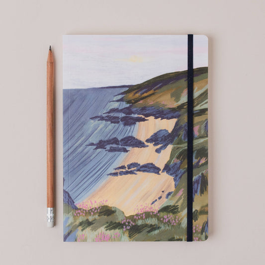 Joy Jen Studio - Whitsand Bay, Cornwall - A5 Notebook