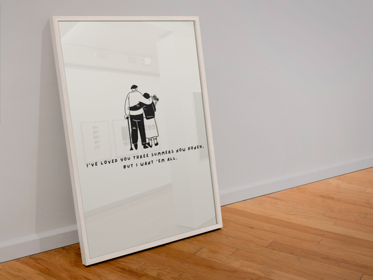 Blue Iris Designs Co - Taylor Swift Lover Print