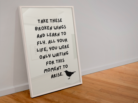 Blue Iris Designs Co - Blackbird The Beatles inspired print